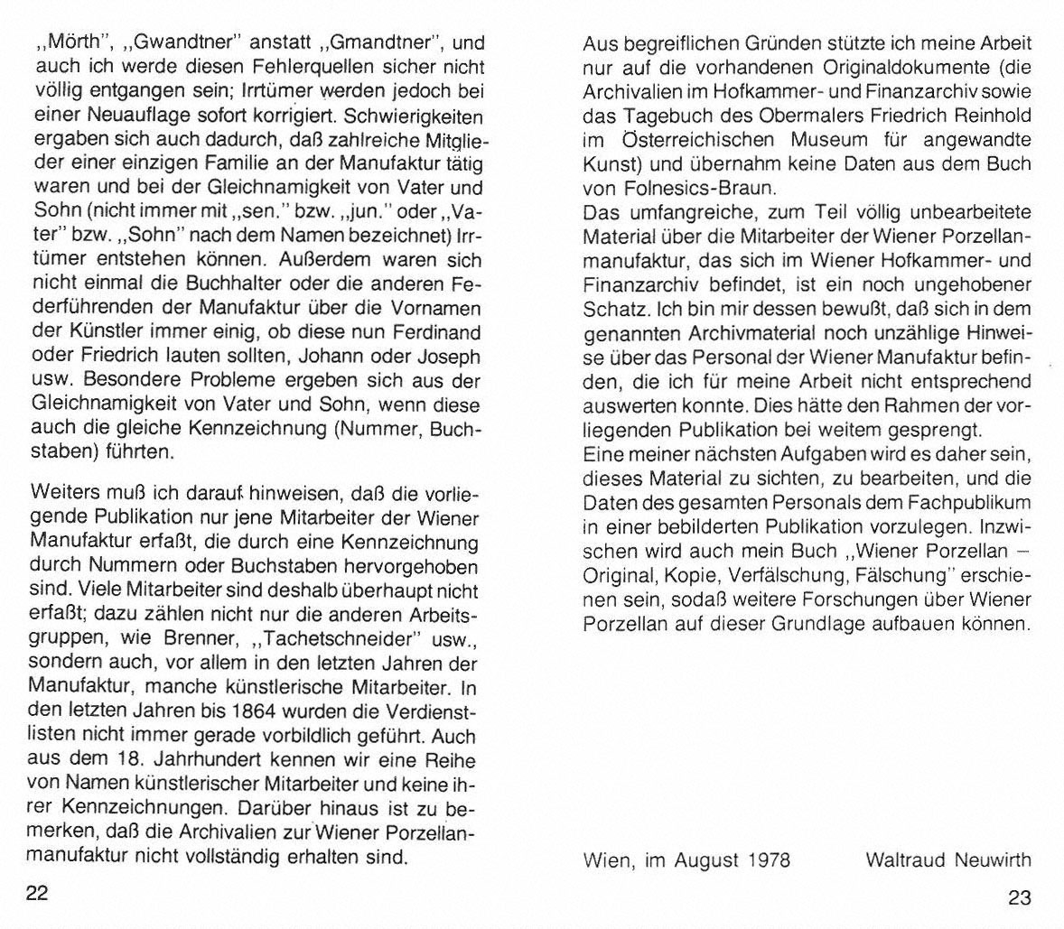 Markenlexikon 4 Wiener Porzellan